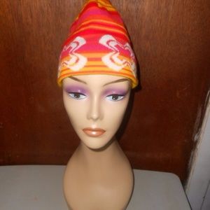 Womens Vintage Wigwam Winter Beanie Hat S M